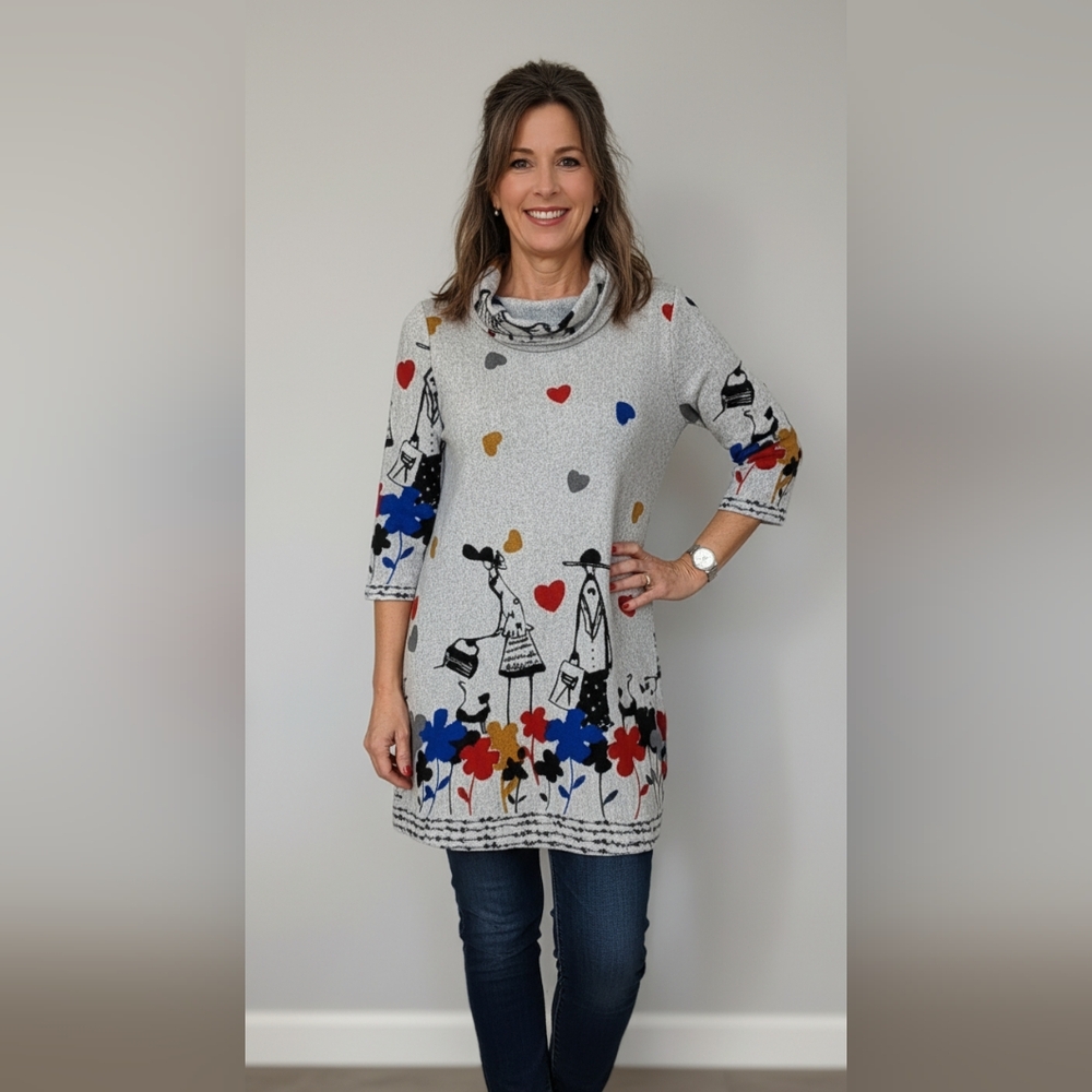 Marie Claire Cowl-neck Pullover